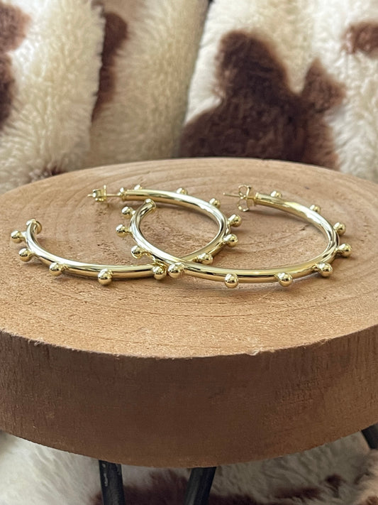 Sheila Fajl Beaded Hoops