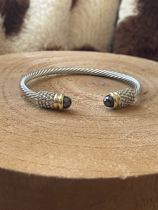 Beaded Cable Cuff