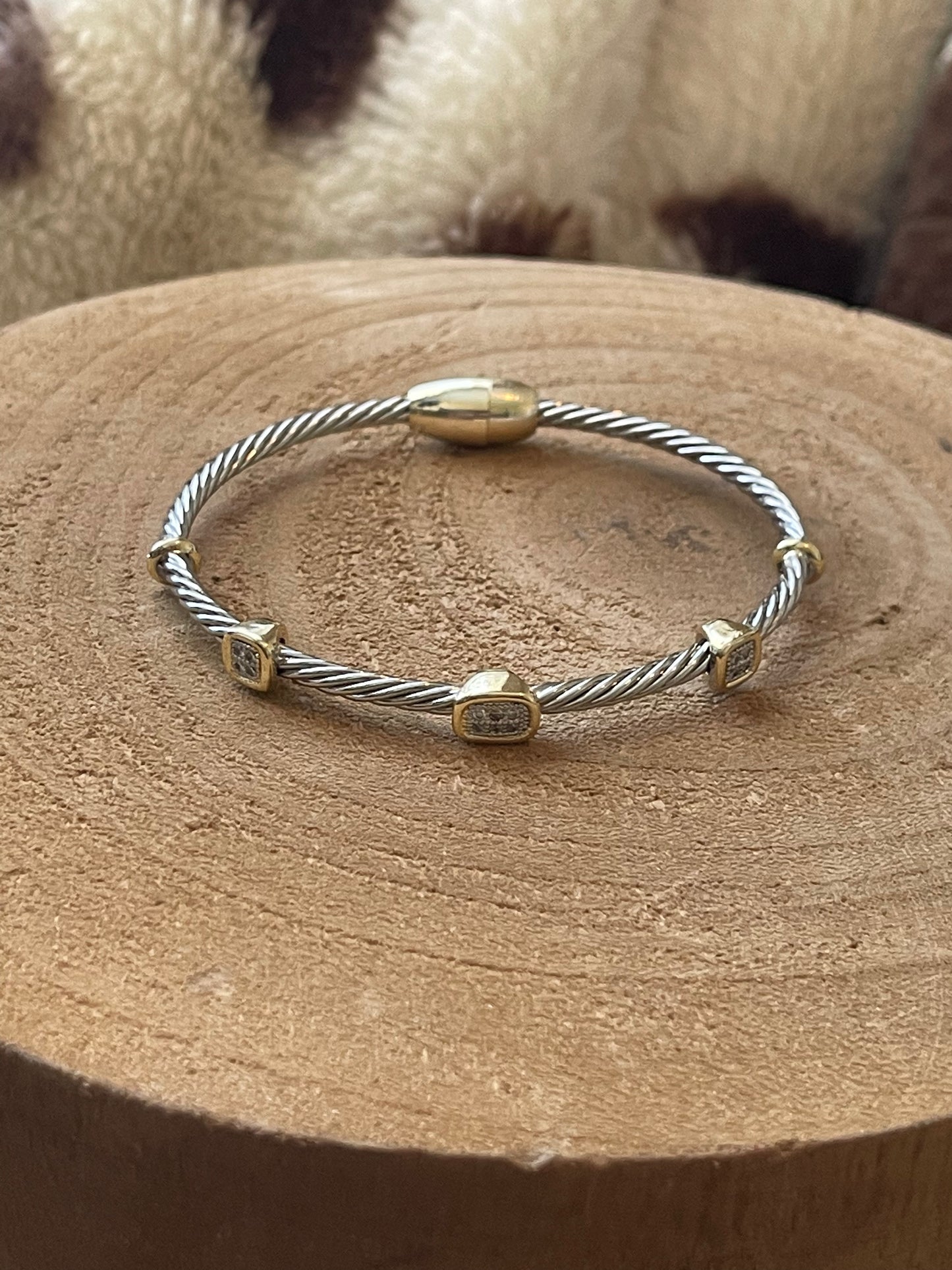 Rectangle Cable Bracelet