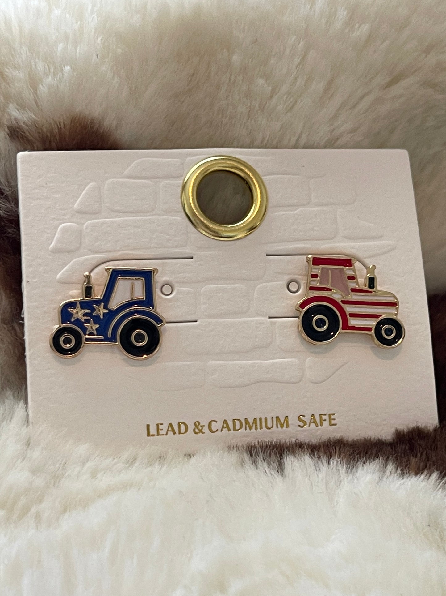 Patriotic Tractor Studs
