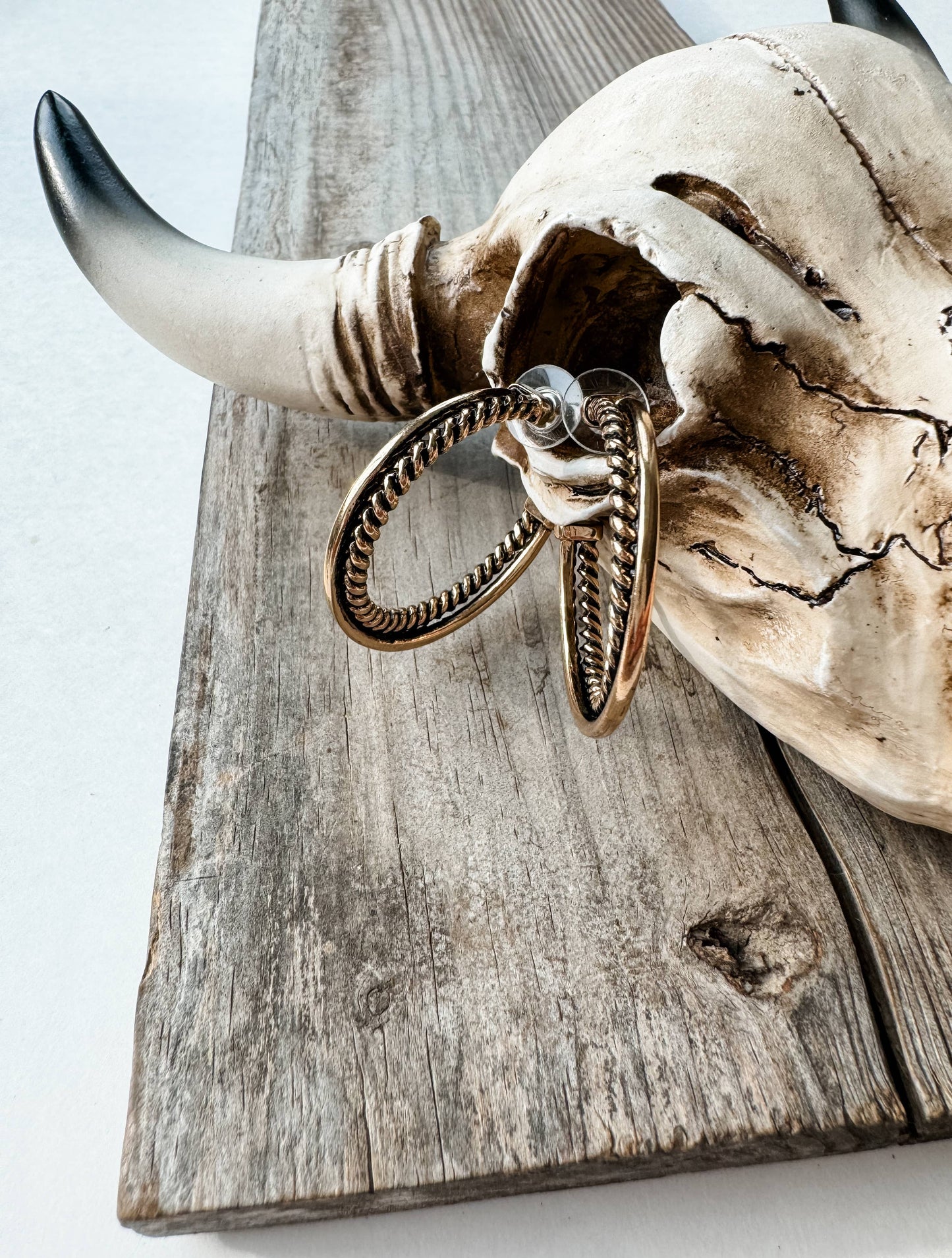 Laney Goldtone Hoop Earrings - SMALL