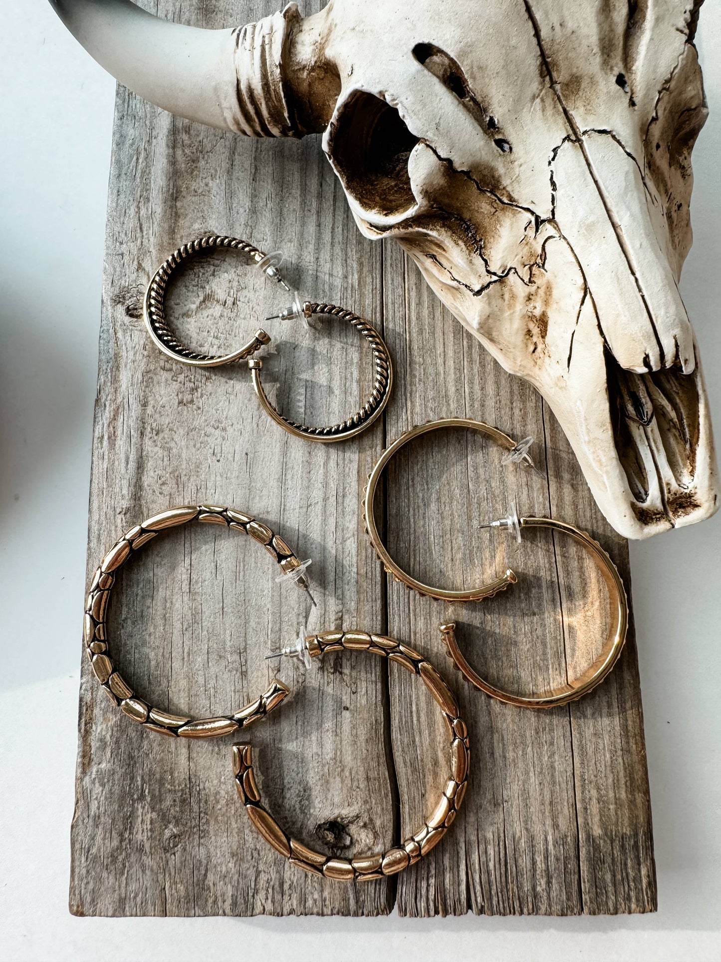 Laney Goldtone Hoop Earrings - SMALL