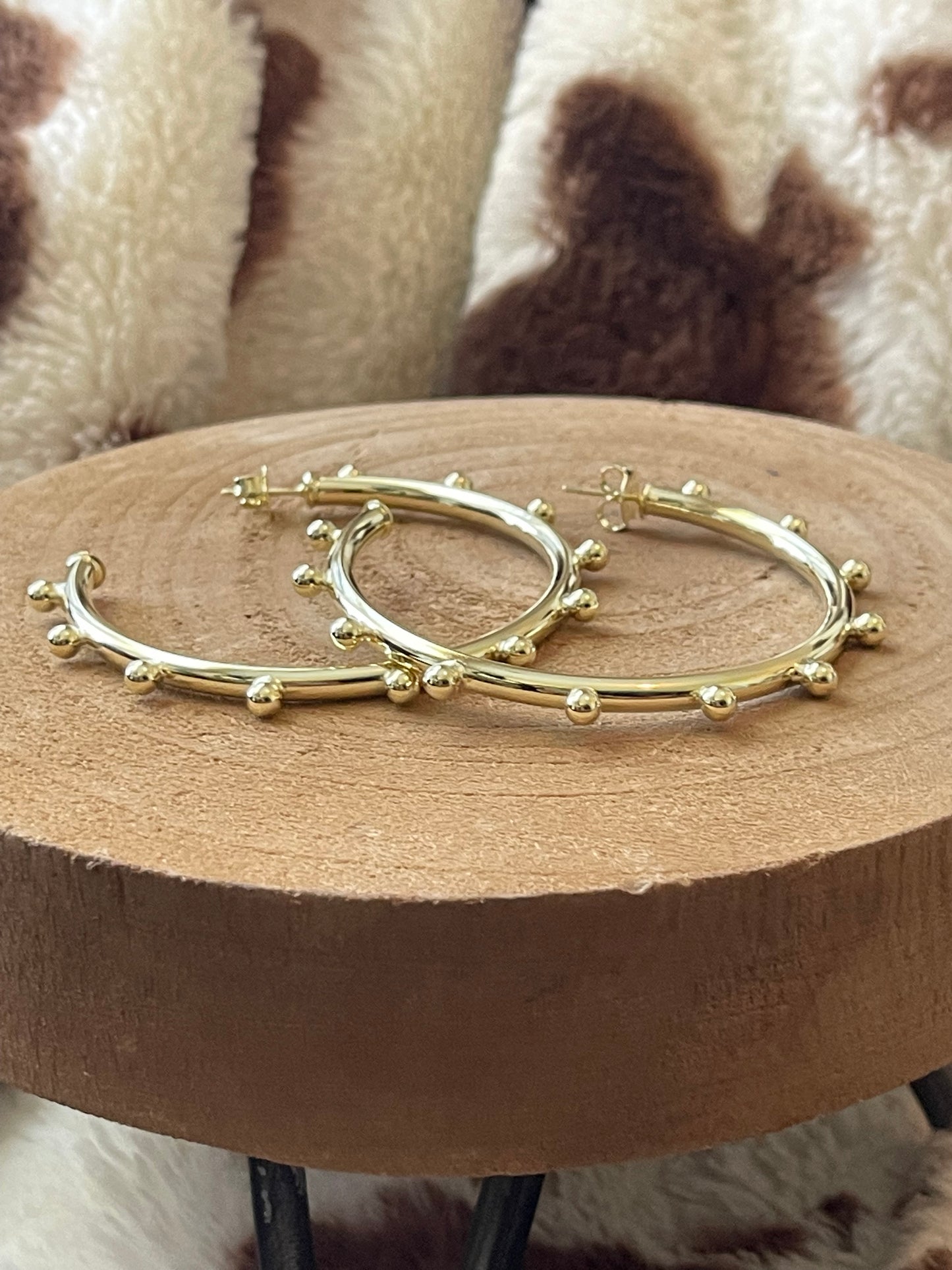 Sheila Fajl Beaded Hoops