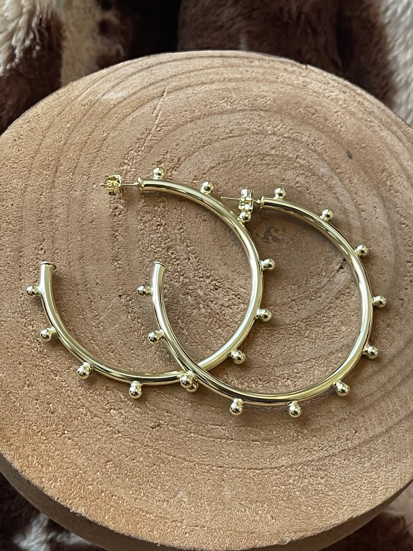 Sheila Fajl Beaded Hoops