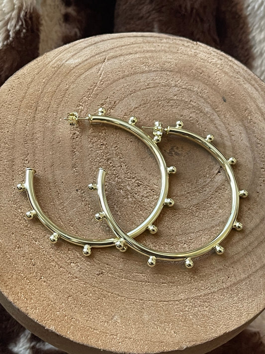Sheila Fajl Beaded Hoops