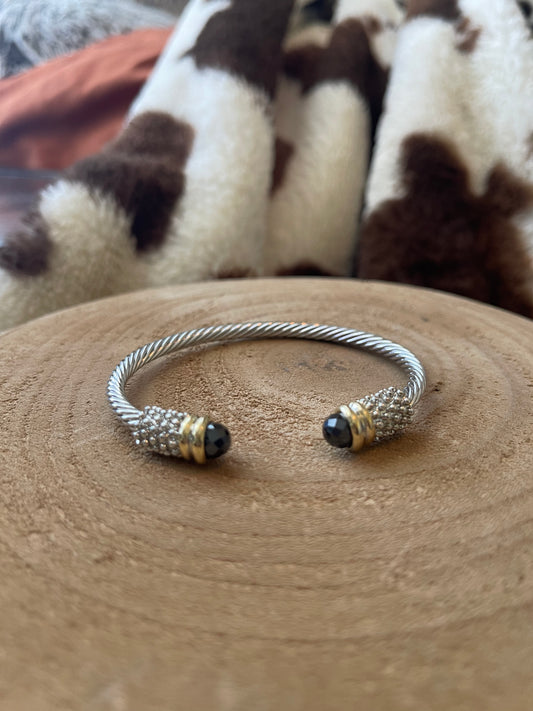 Beaded Cable Cuff