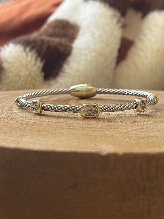 Rectangle Cable Bracelet