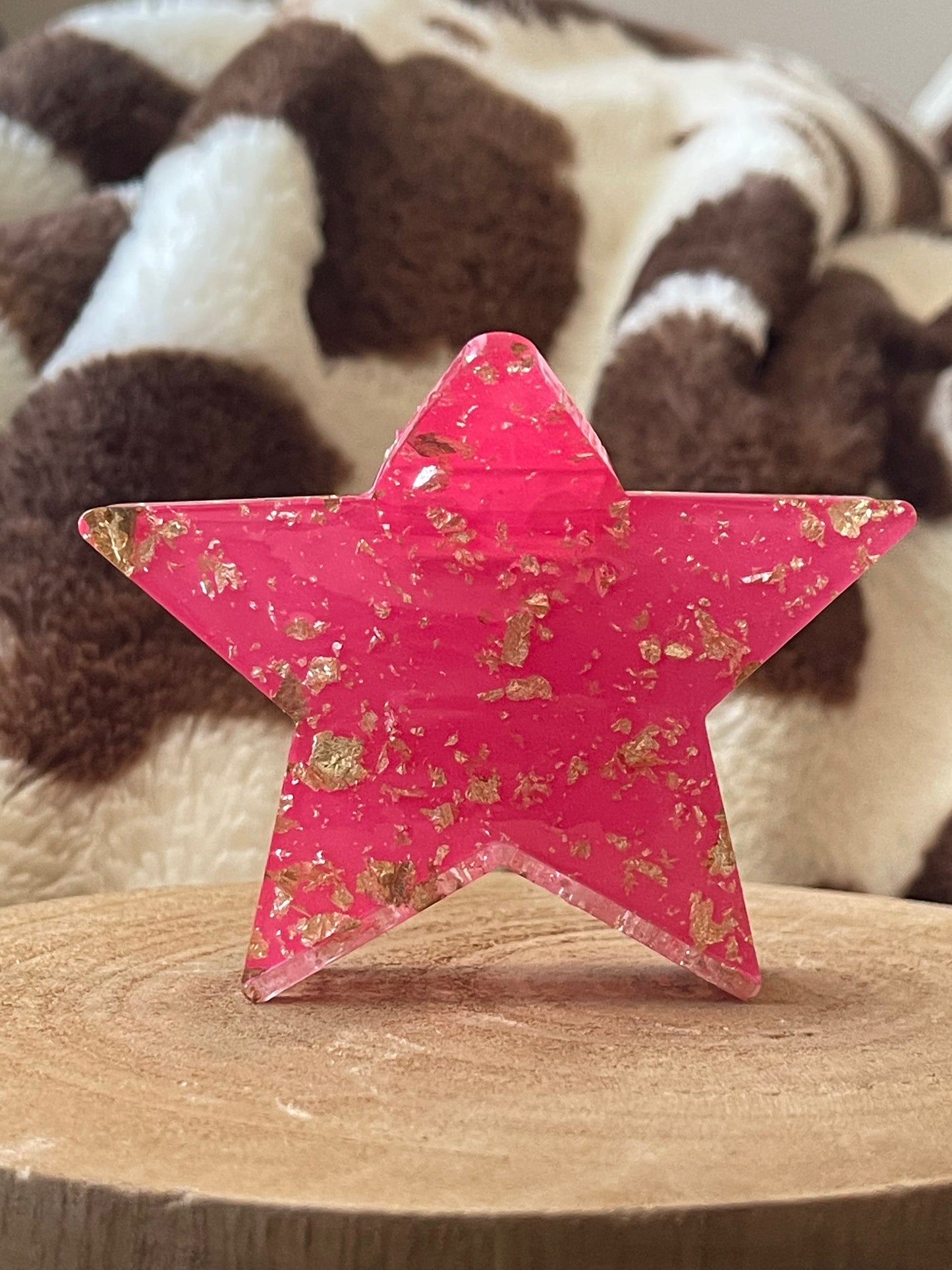 Gold Flake Star Clip
