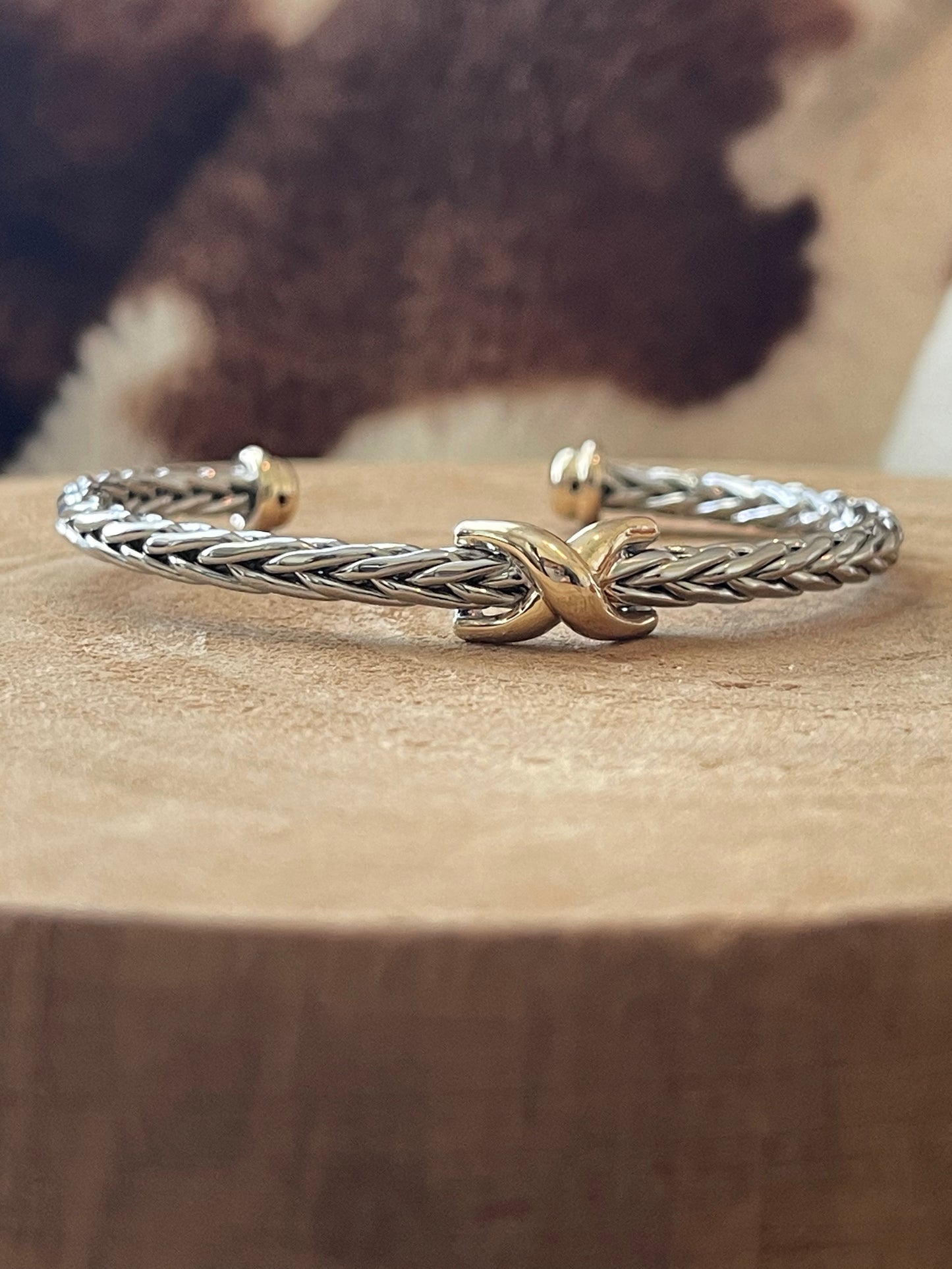 Singular X Braided Rope Cuff