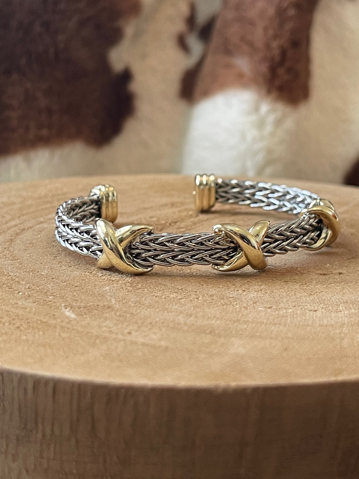 Triple X Braided Rope Cuff