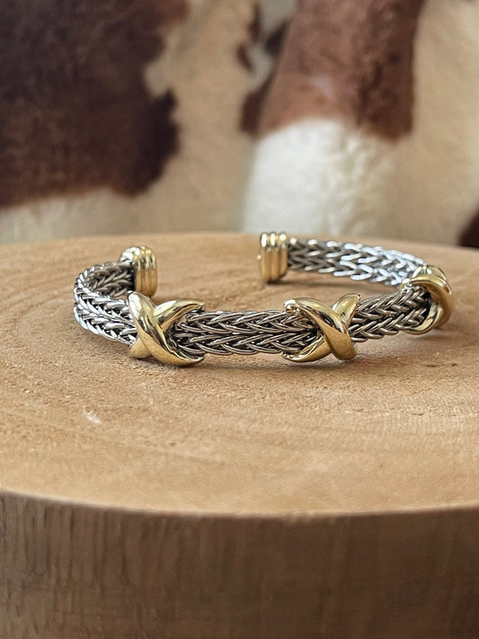 Triple X Braided Rope Cuff