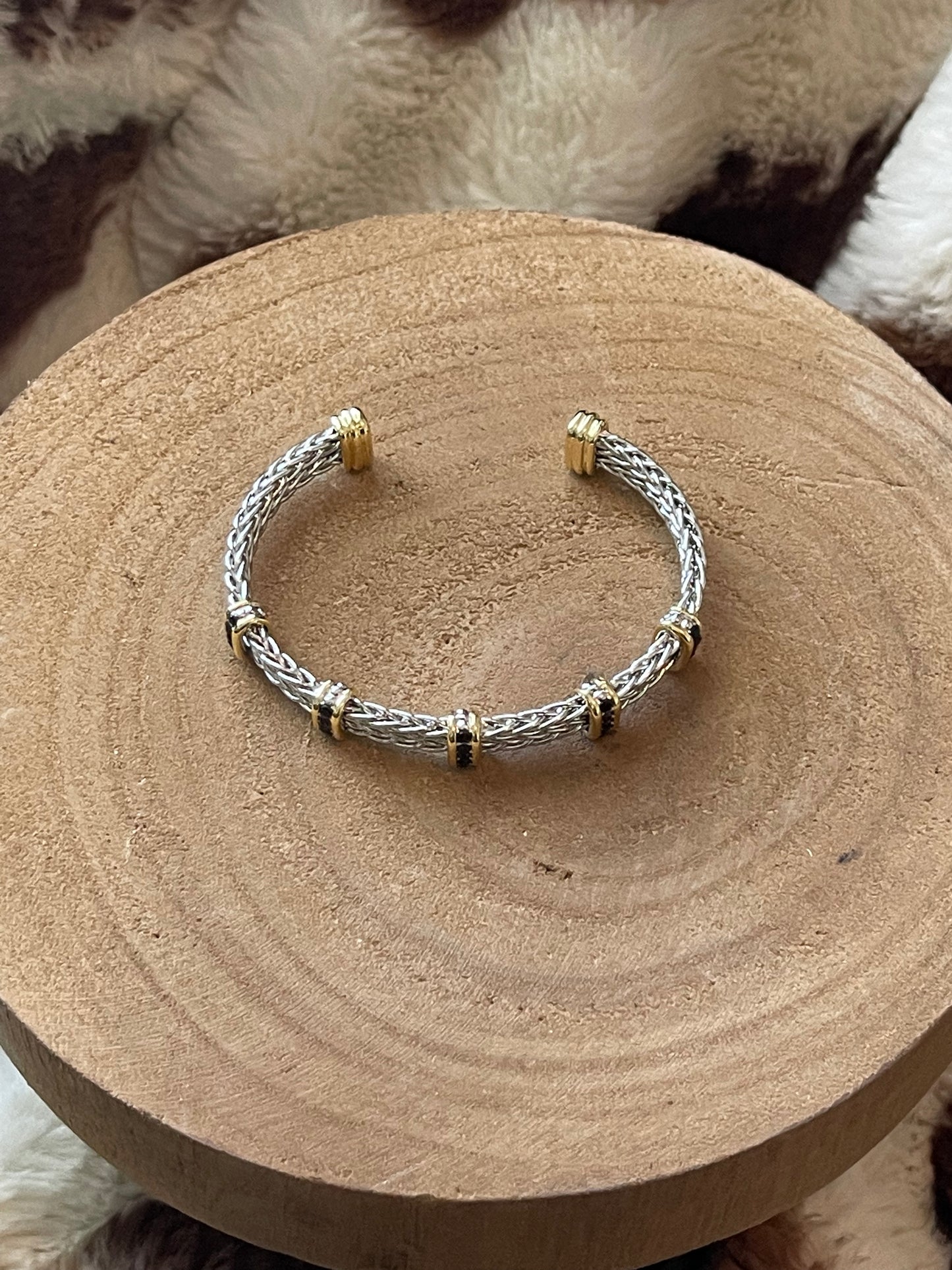 5 Band Braided Cuff