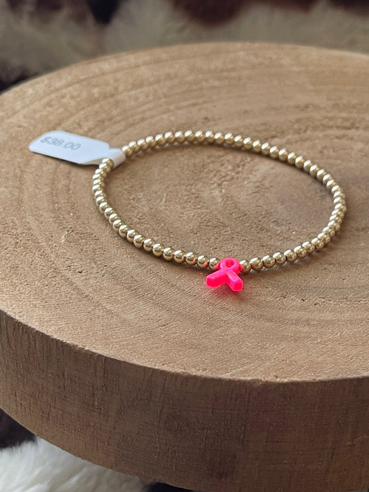 Survivor/Support Gold Bracelet