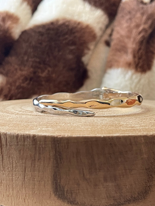 Gold Silver Bangle