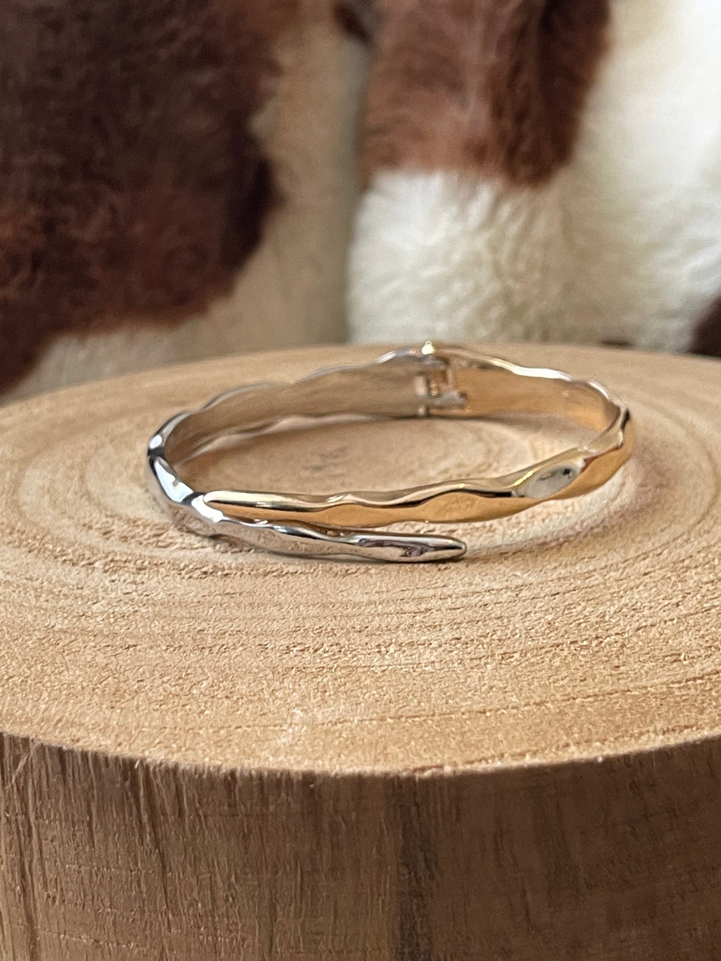 Gold Silver Bangle