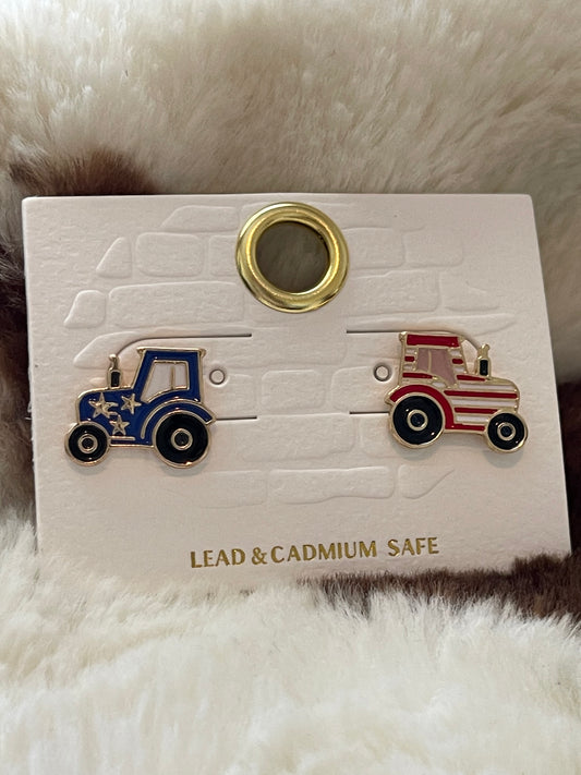 Patriotic Tractor Studs