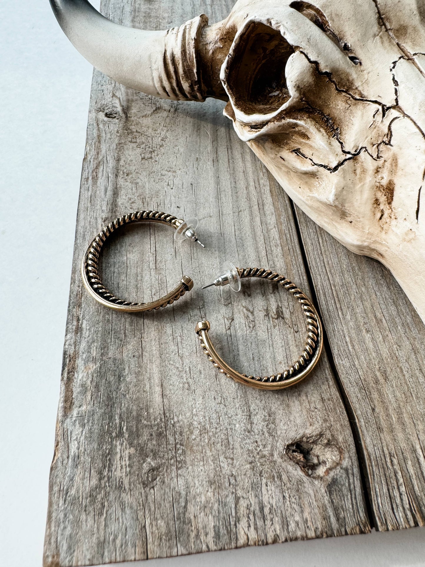 Laney Goldtone Hoop Earrings - SMALL